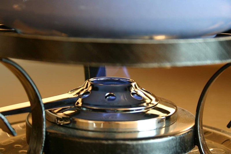 Swissmar Fondue Burner with Gel Fuel Can and Flame Adjuster - Image 2